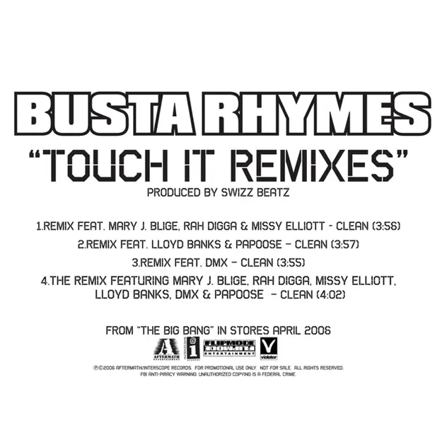 Busta Rhymes – Touch It Remixes – EP [iTunes Plus AAC M4A]